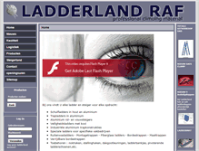 Tablet Screenshot of ladderland.be